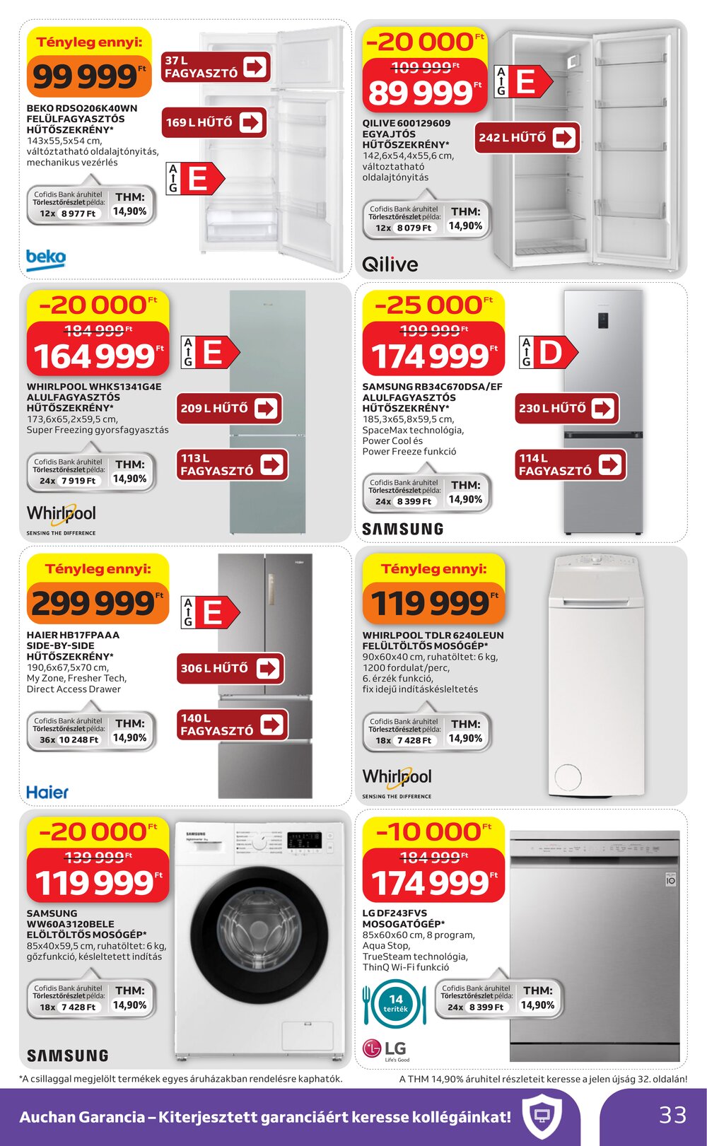 Auchan akciós újság 2026.04.09-től - 33. oldal.