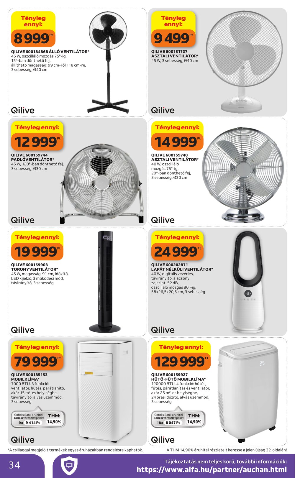 Auchan akciós újság 2026.04.09-től - 34. oldal.