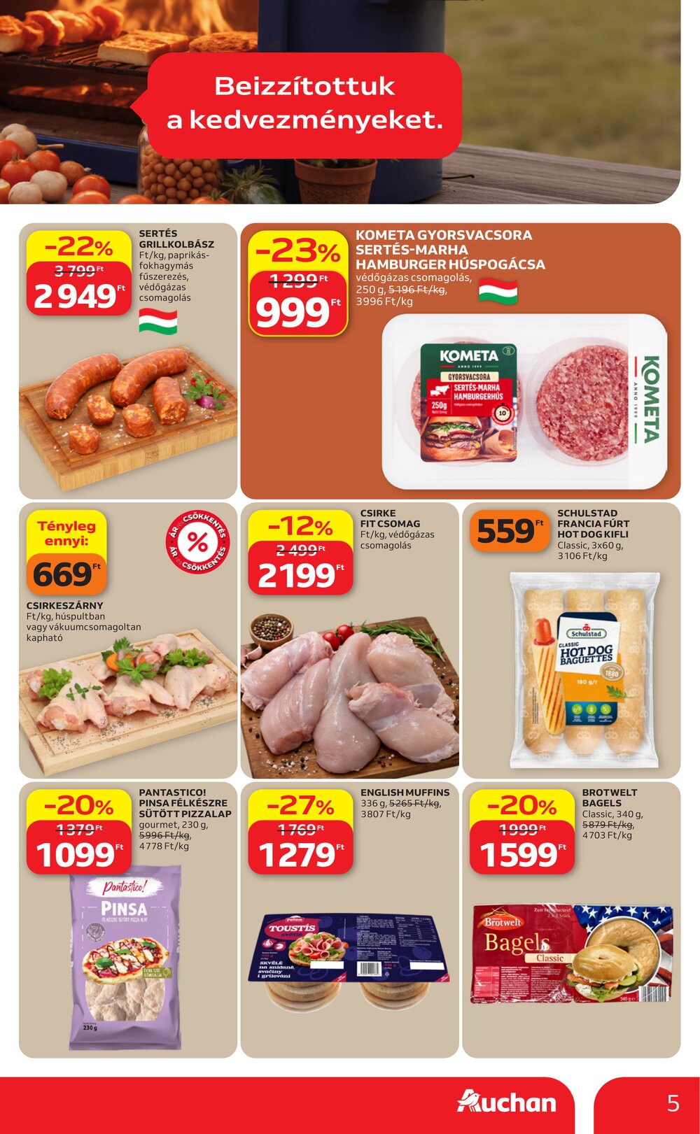 Auchan akciós újság 2026.04.09-től - 5. oldal.
