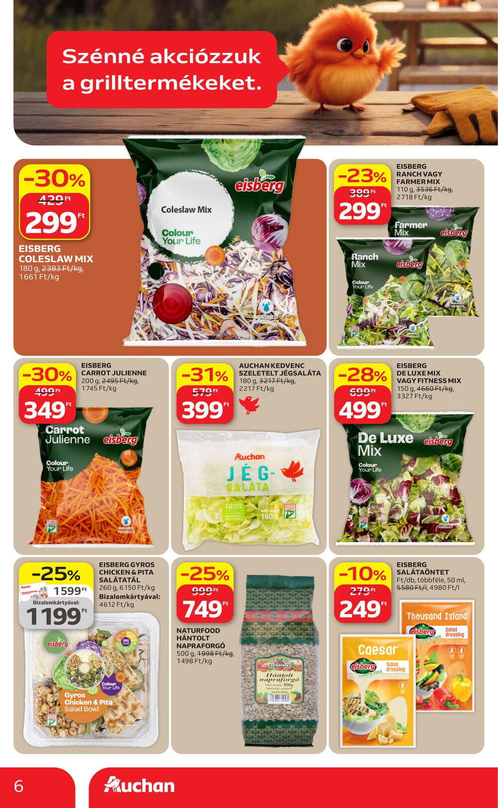 Auchan akciós újság 2026.04.09-től - 6. oldal.