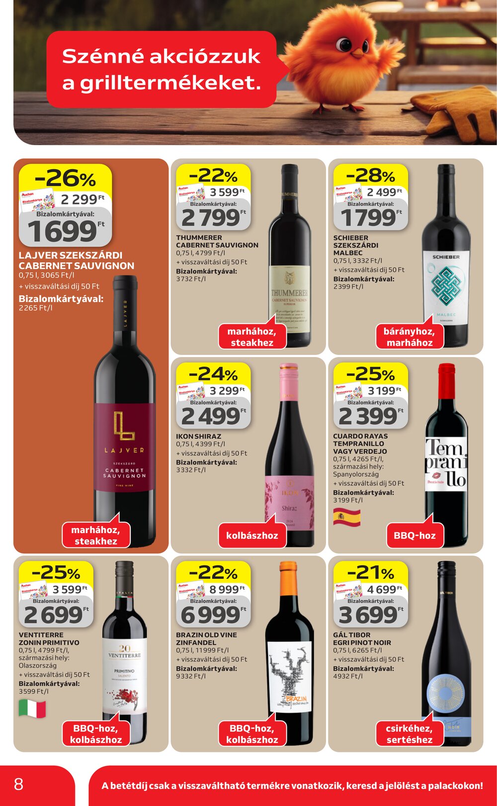 Auchan akciós újság 2026.04.09-től - 8. oldal.
