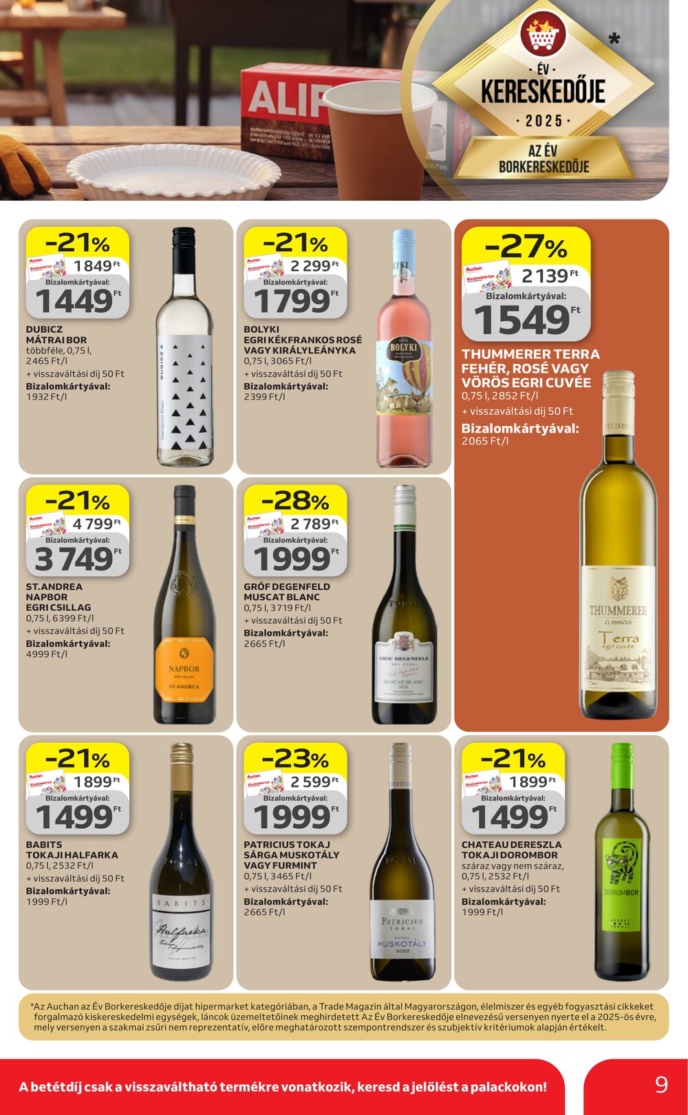 Auchan akciós újság 2026.04.09-től - 9. oldal.