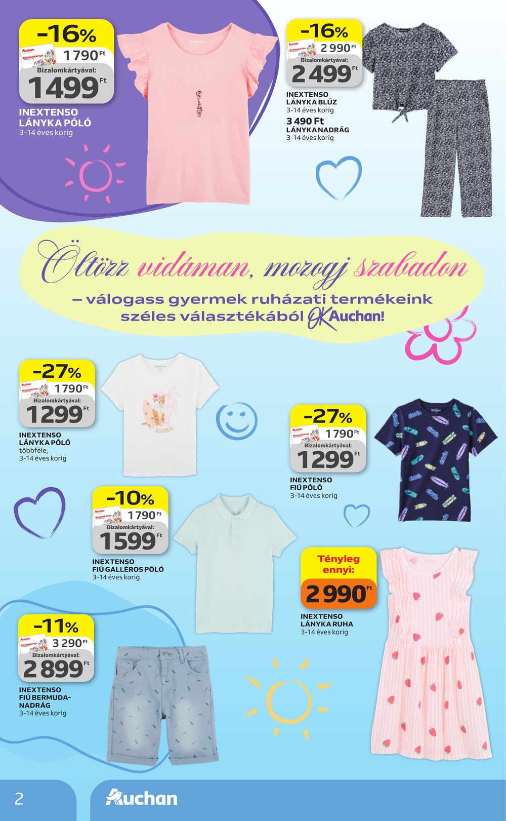 Auchan akciós újság 2026.04.09-től - 2. oldal.