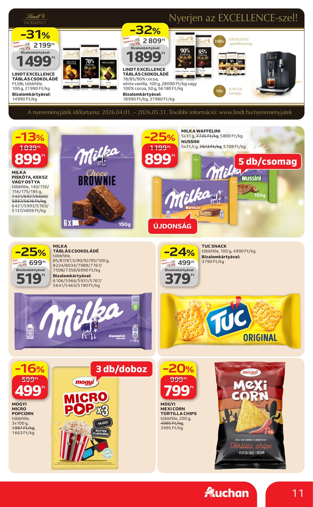 Auchan akciós újság 2026.04.09-től - 11. oldal.