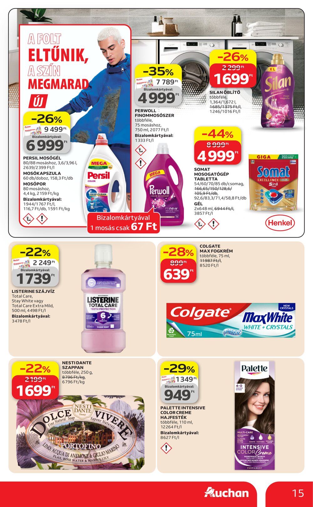 Auchan akciós újság 2026.04.09-től - 15. oldal.