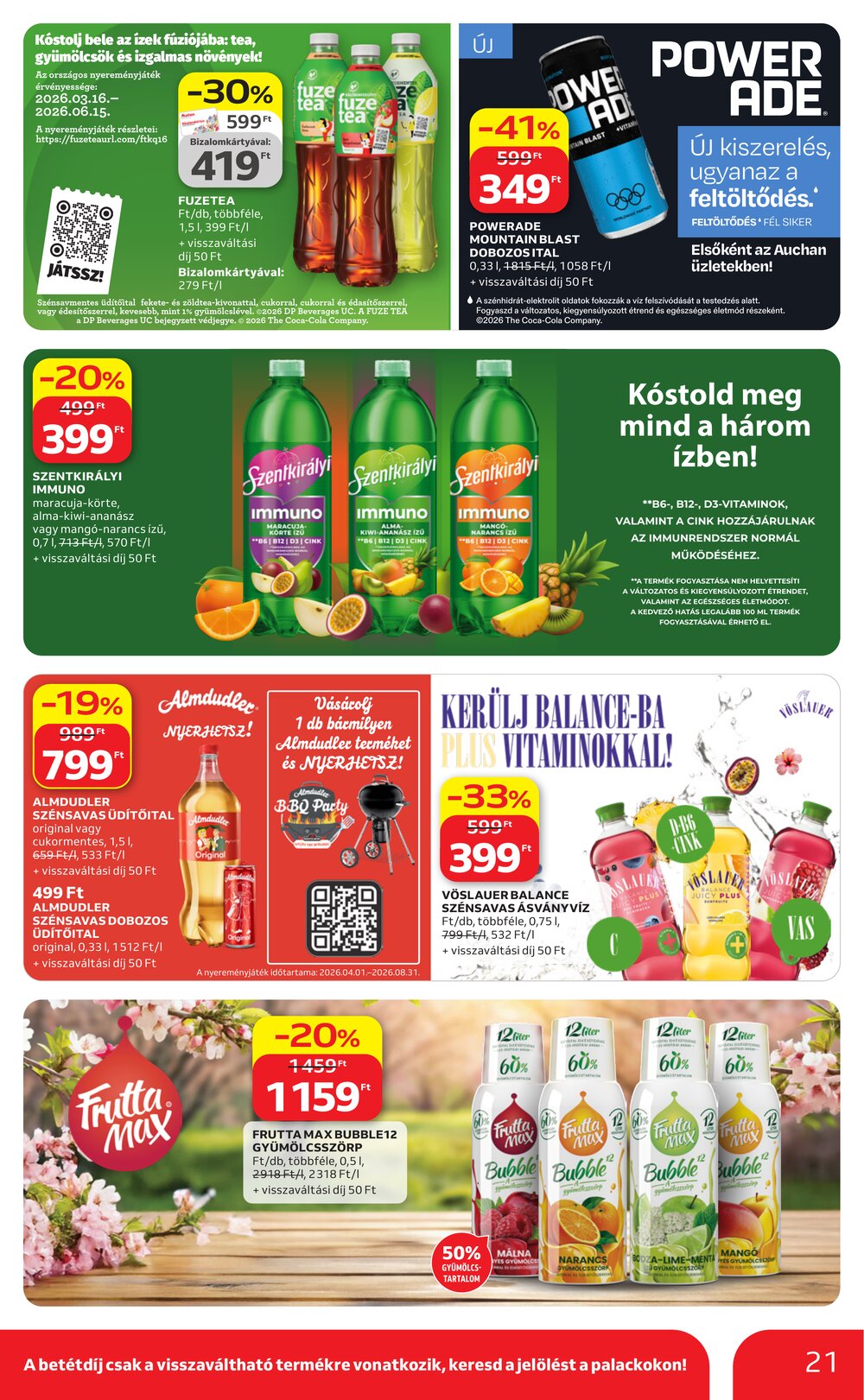 Auchan akciós újság 2026.04.09-től - 21. oldal.