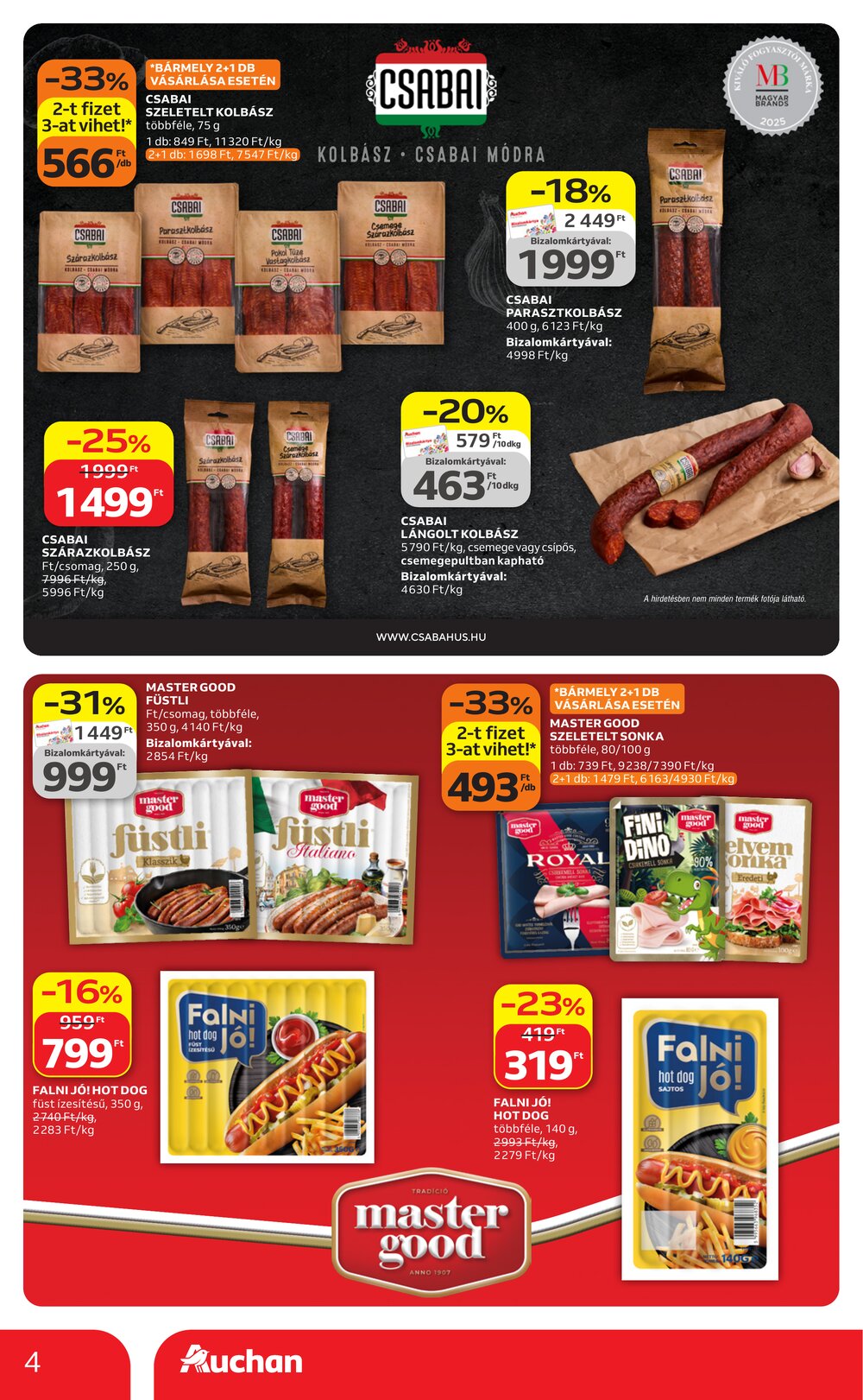 Auchan akciós újság 2026.04.09-től - 4. oldal.