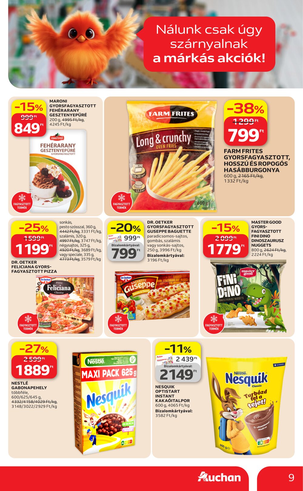 Auchan akciós újság 2026.04.09-től - 9. oldal.