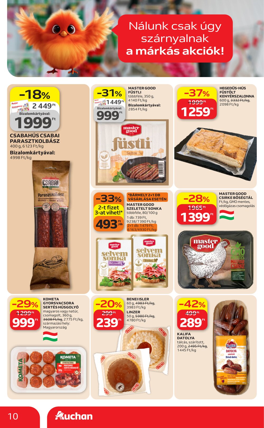 Auchan akciós újság 2026.04.09-től - 10. oldal.