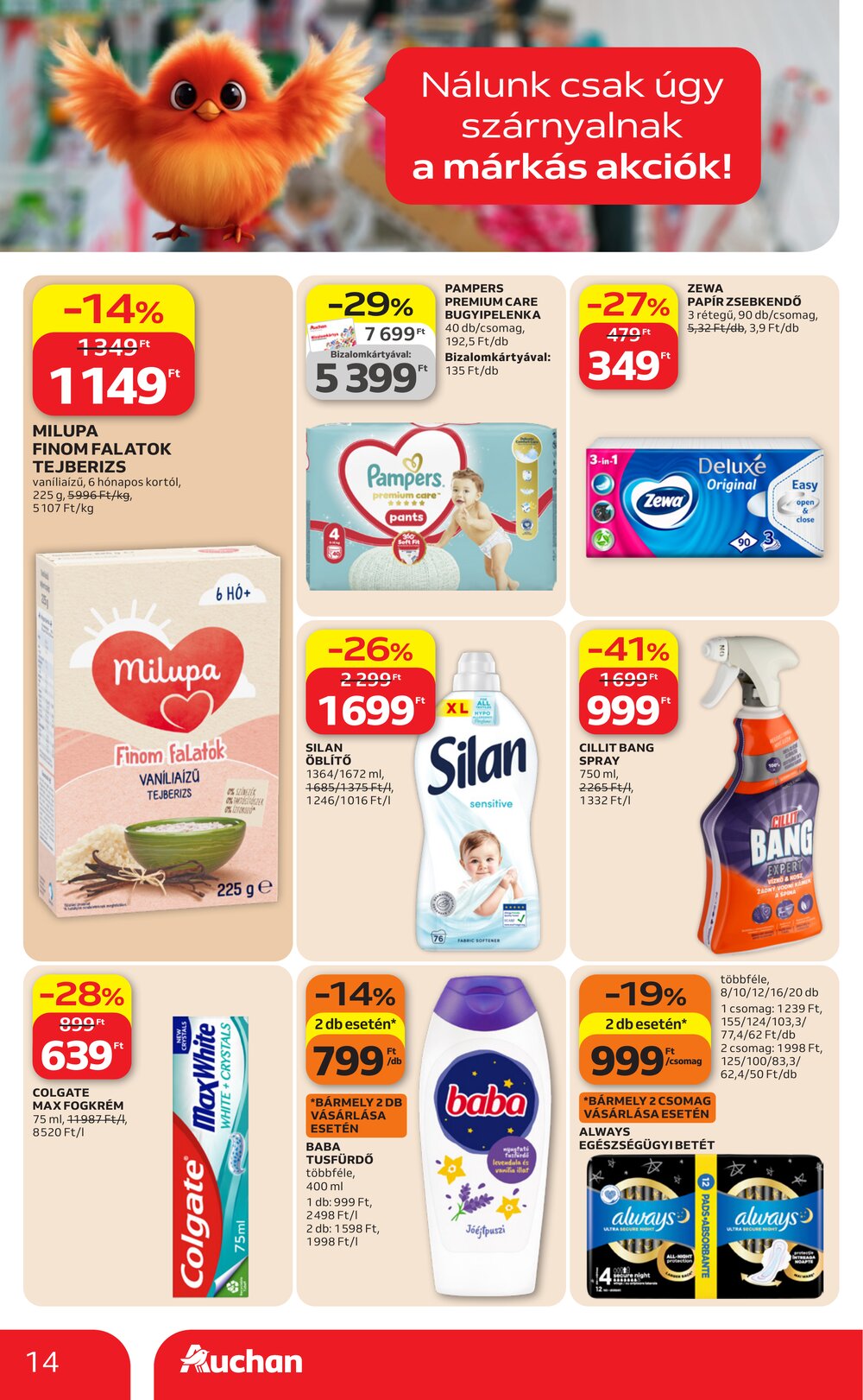 Auchan akciós újság 2026.04.09-től - 14. oldal.