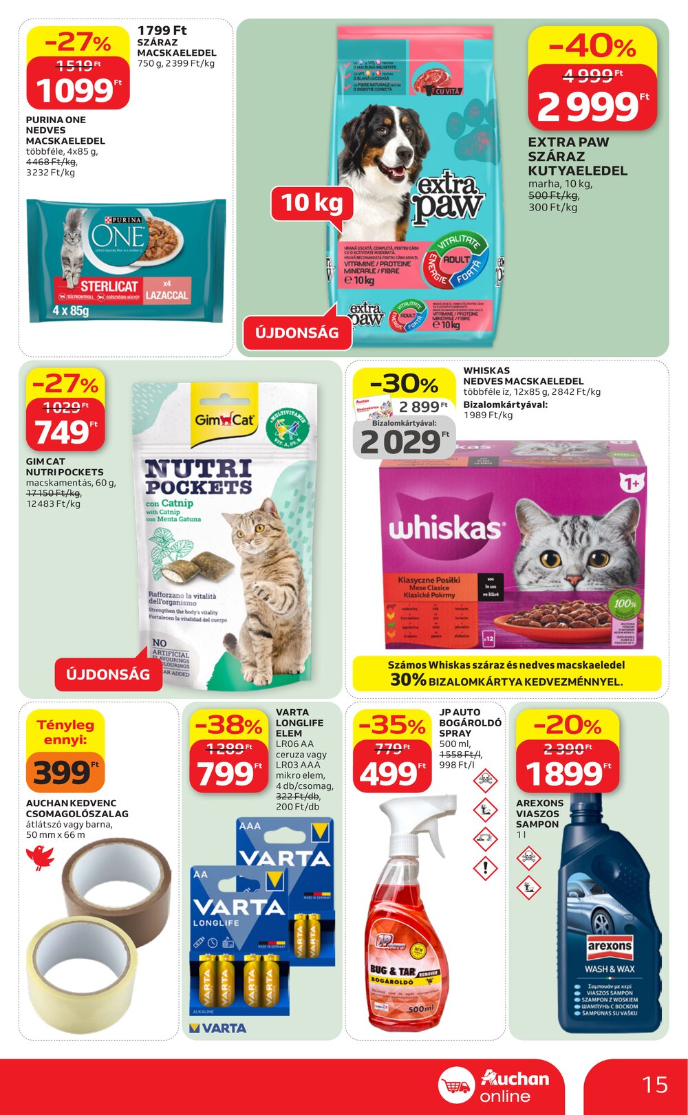 Auchan akciós újság 2026.04.09-től - 15. oldal.