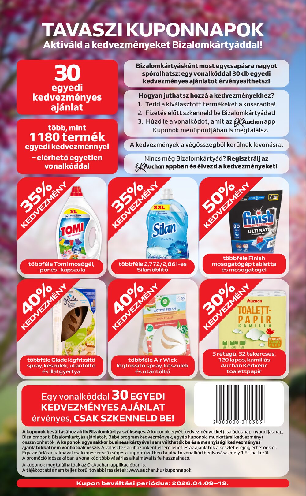 Auchan akciós újság 2026.04.09-től - 2. oldal.