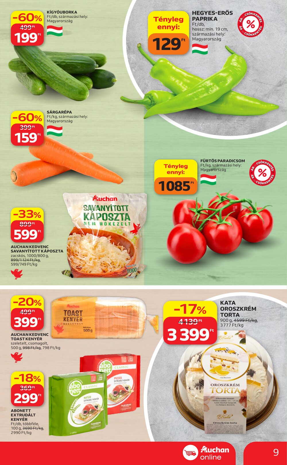 Auchan akciós újság 2026.04.09-től - 9. oldal.