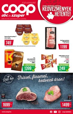 Coop akciós újság 2026.04.09-től