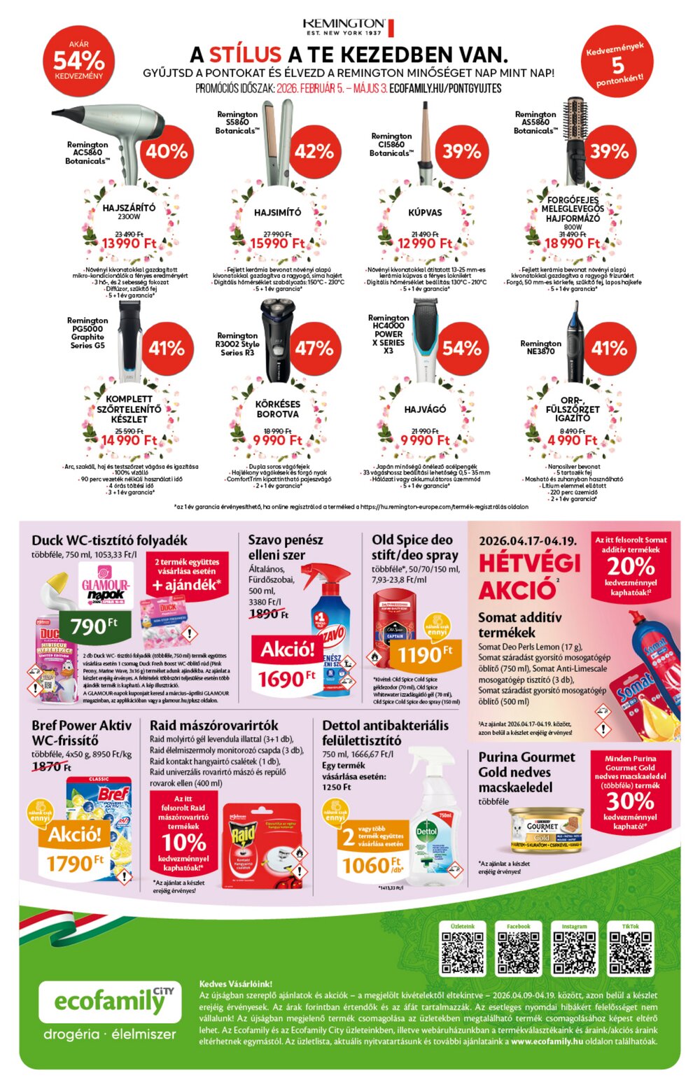 EcoFamily akciós újság 2026.04.09-től - 4. oldal.