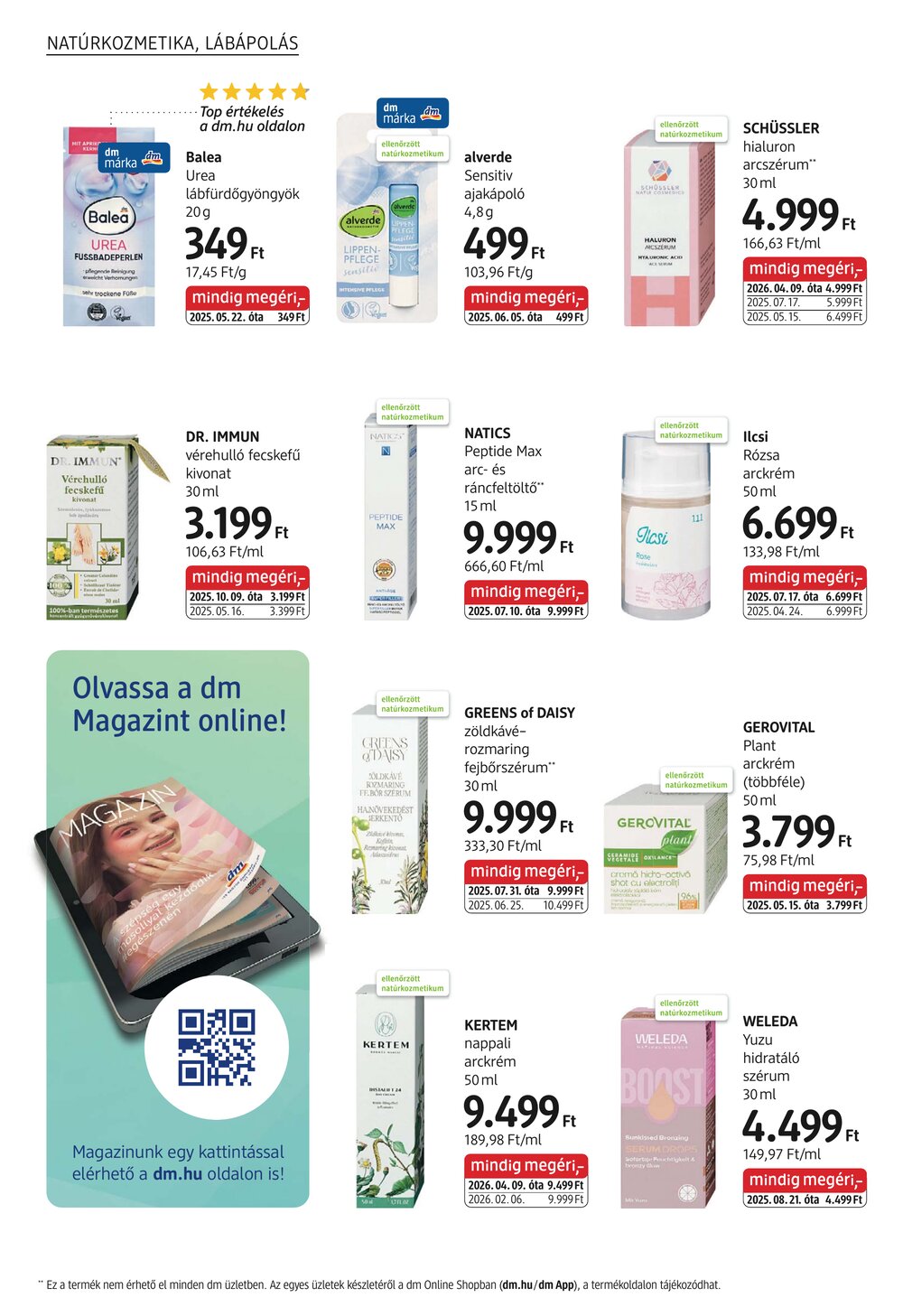 DM drogéria akciós újság 2026.04.09-től - 14. oldal.