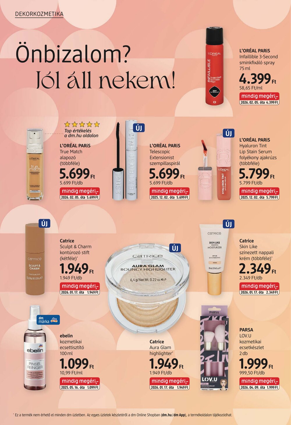 DM drogéria akciós újság 2026.04.09-től - 4. oldal.