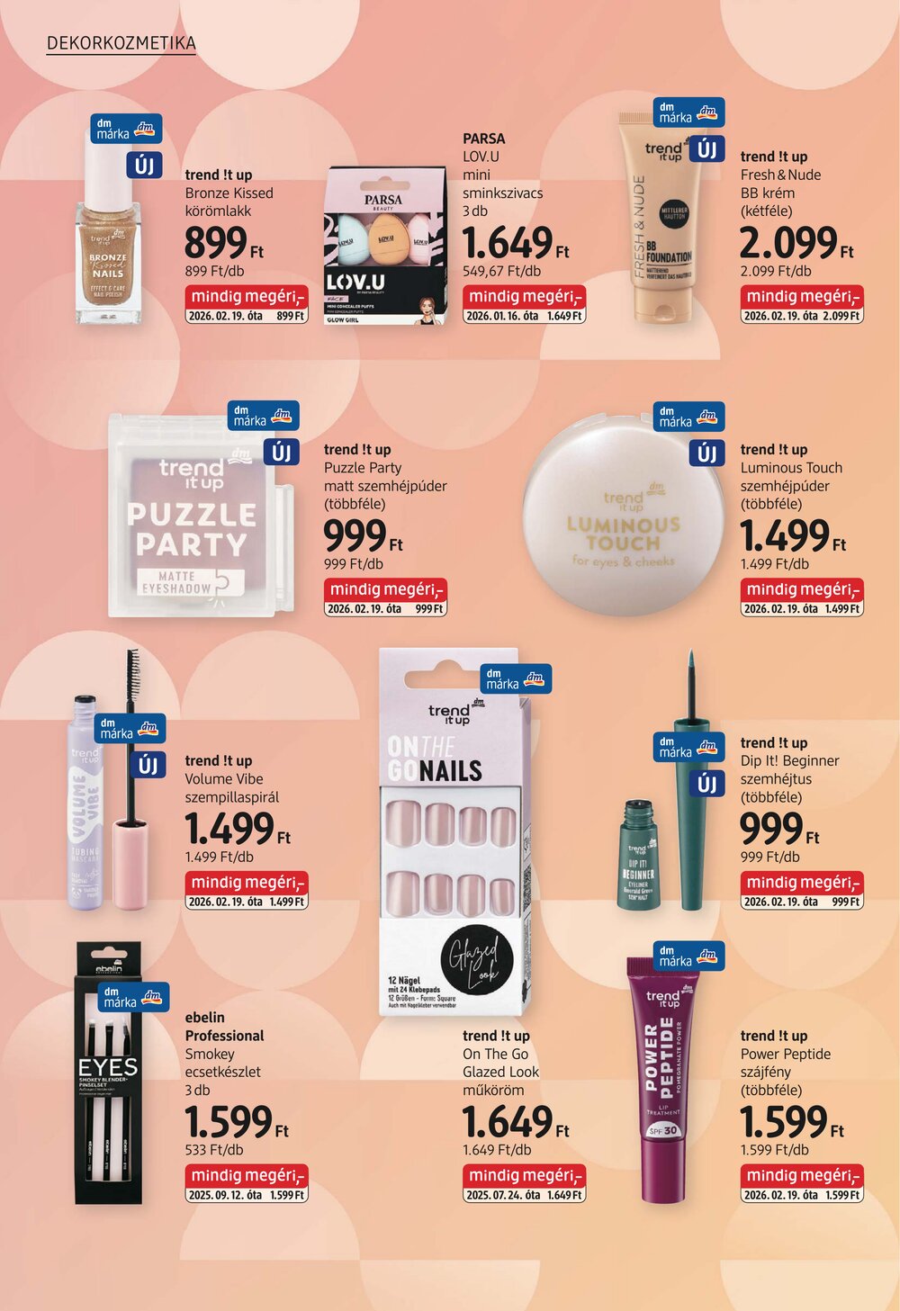 DM drogéria akciós újság 2026.04.09-től - 6. oldal.