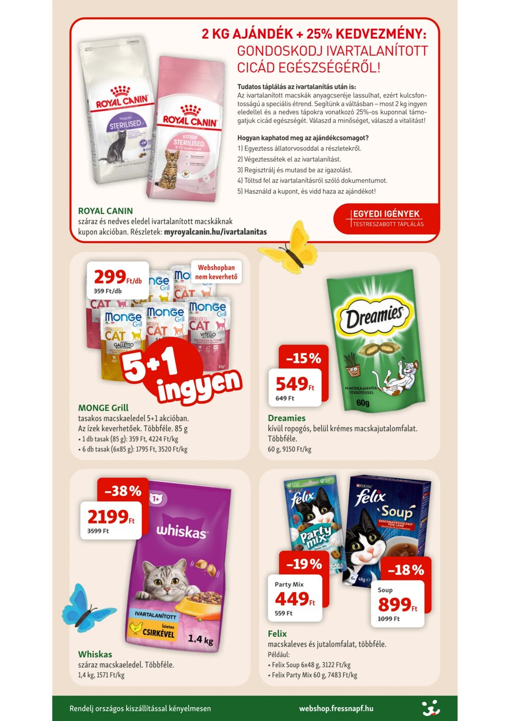 Fressnapf akciós újság 2026.04.09-től - 10. oldal.