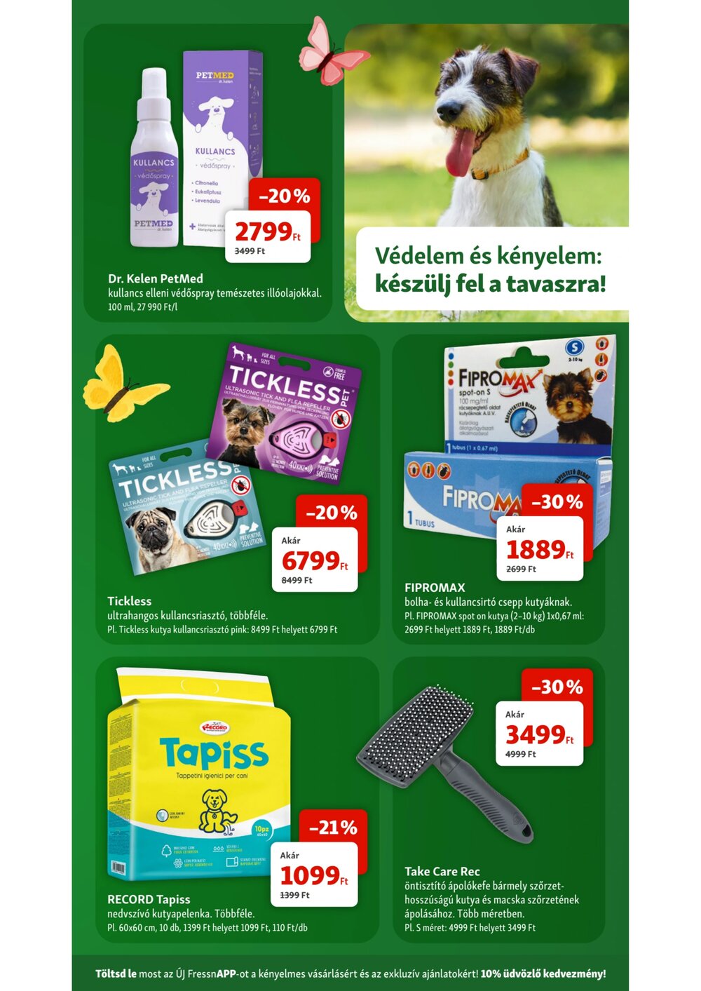Fressnapf akciós újság 2026.04.09-től - 13. oldal.