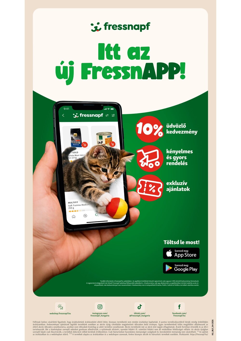Fressnapf akciós újság 2026.04.09-től - 18. oldal.