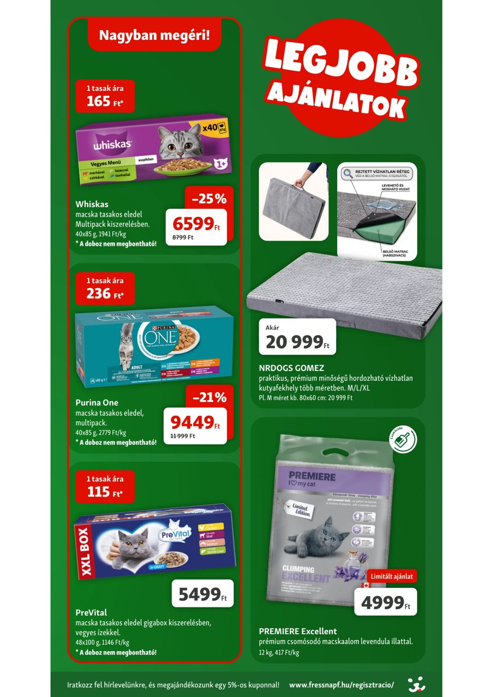 Fressnapf akciós újság 2026.04.09-től - 2. oldal.