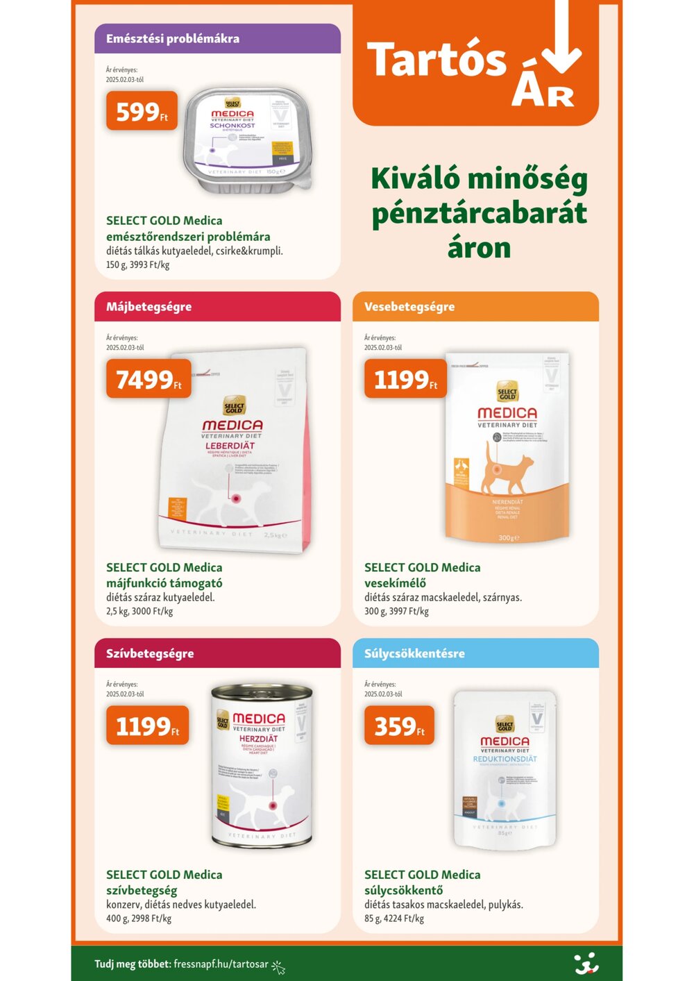 Fressnapf akciós újság 2026.04.09-től - 4. oldal.
