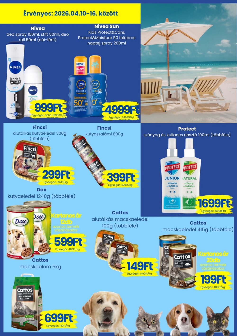 Magnetic áruházak akciós újság 2026.04.10-től - 4. oldal.