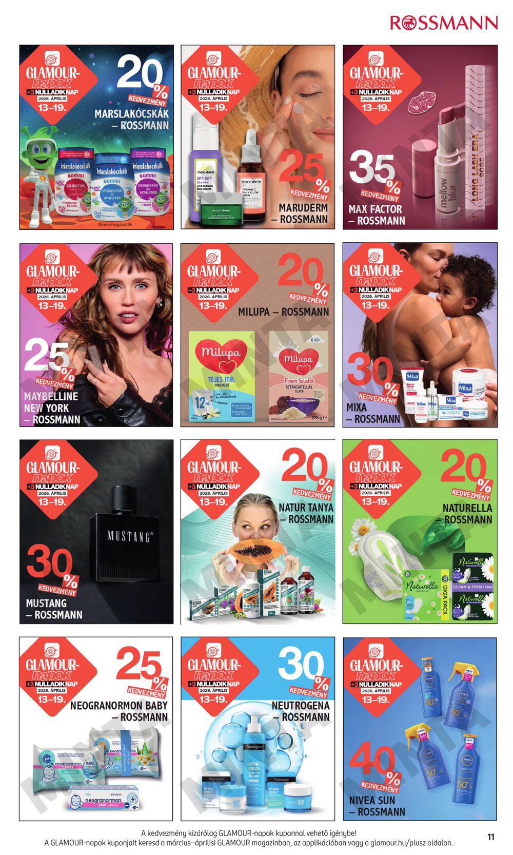 Rossmann akciós újság 2026.04.13-tól - 11. oldal.