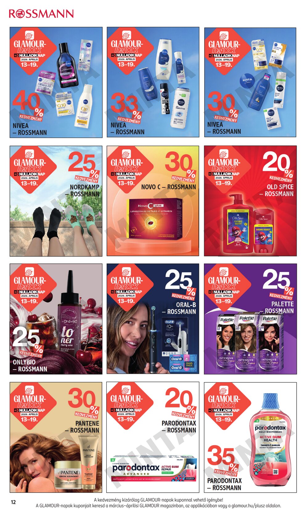 Rossmann akciós újság 2026.04.13-tól - 12. oldal.