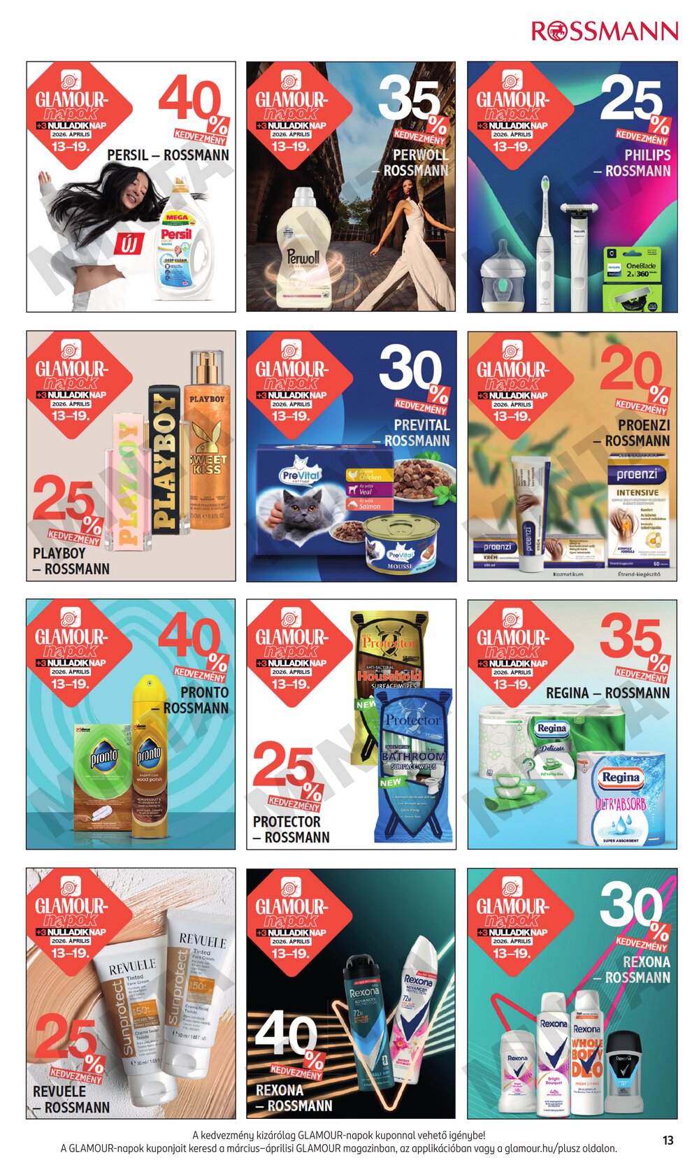 Rossmann akciós újság 2026.04.13-tól - 13. oldal.