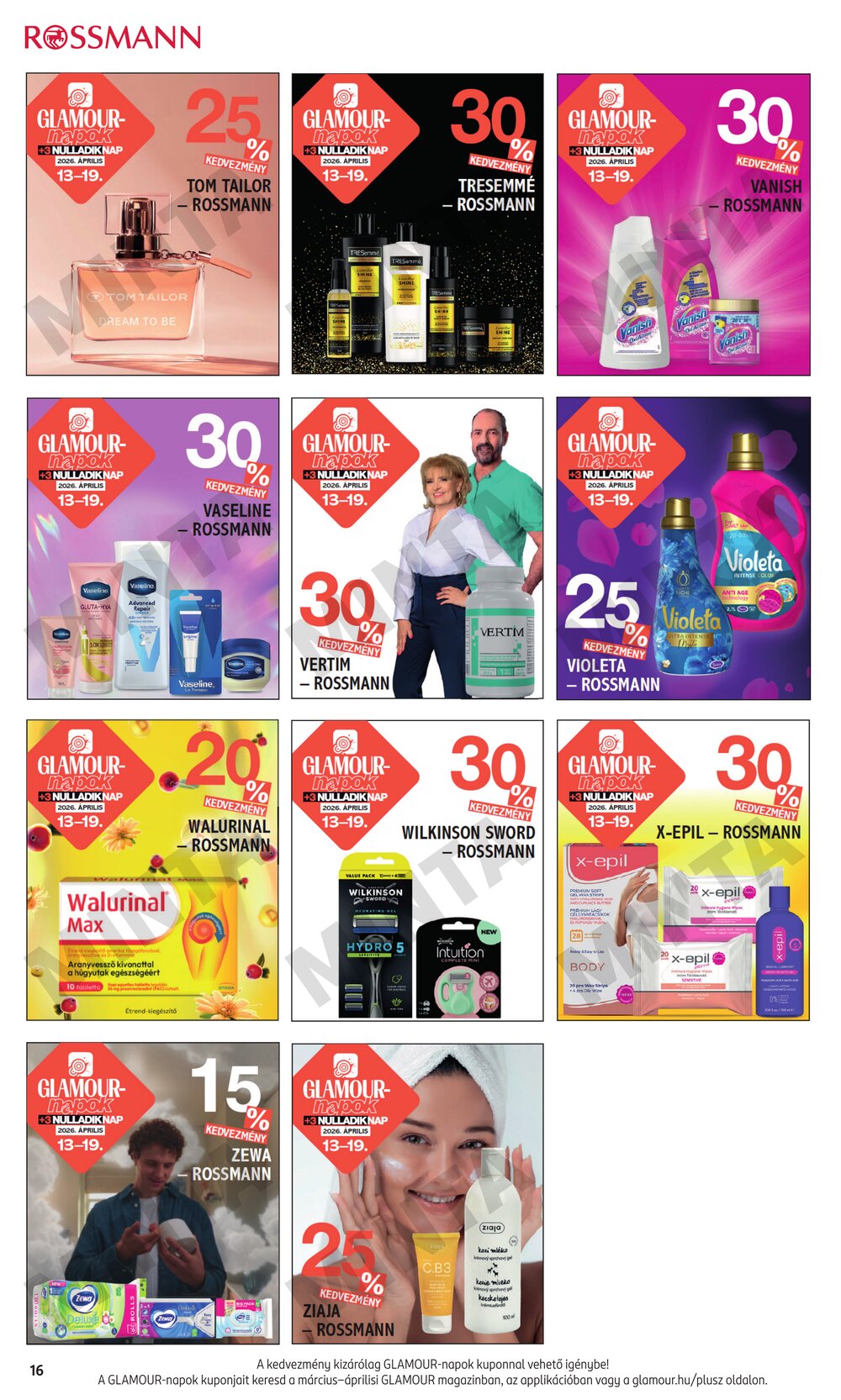 Rossmann akciós újság 2026.04.13-tól - 16. oldal.