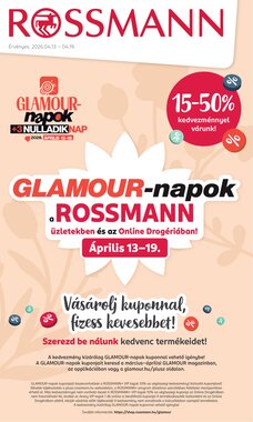 Rossmann akciós újság 2026.04.13-tól