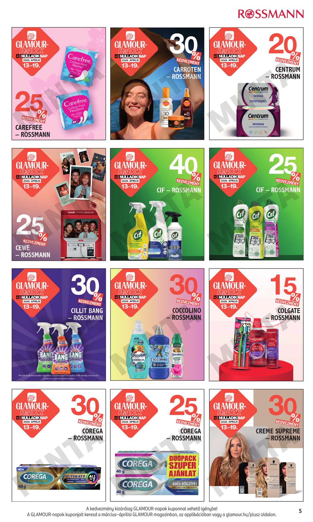 Rossmann akciós újság 2026.04.13-tól - 5. oldal.