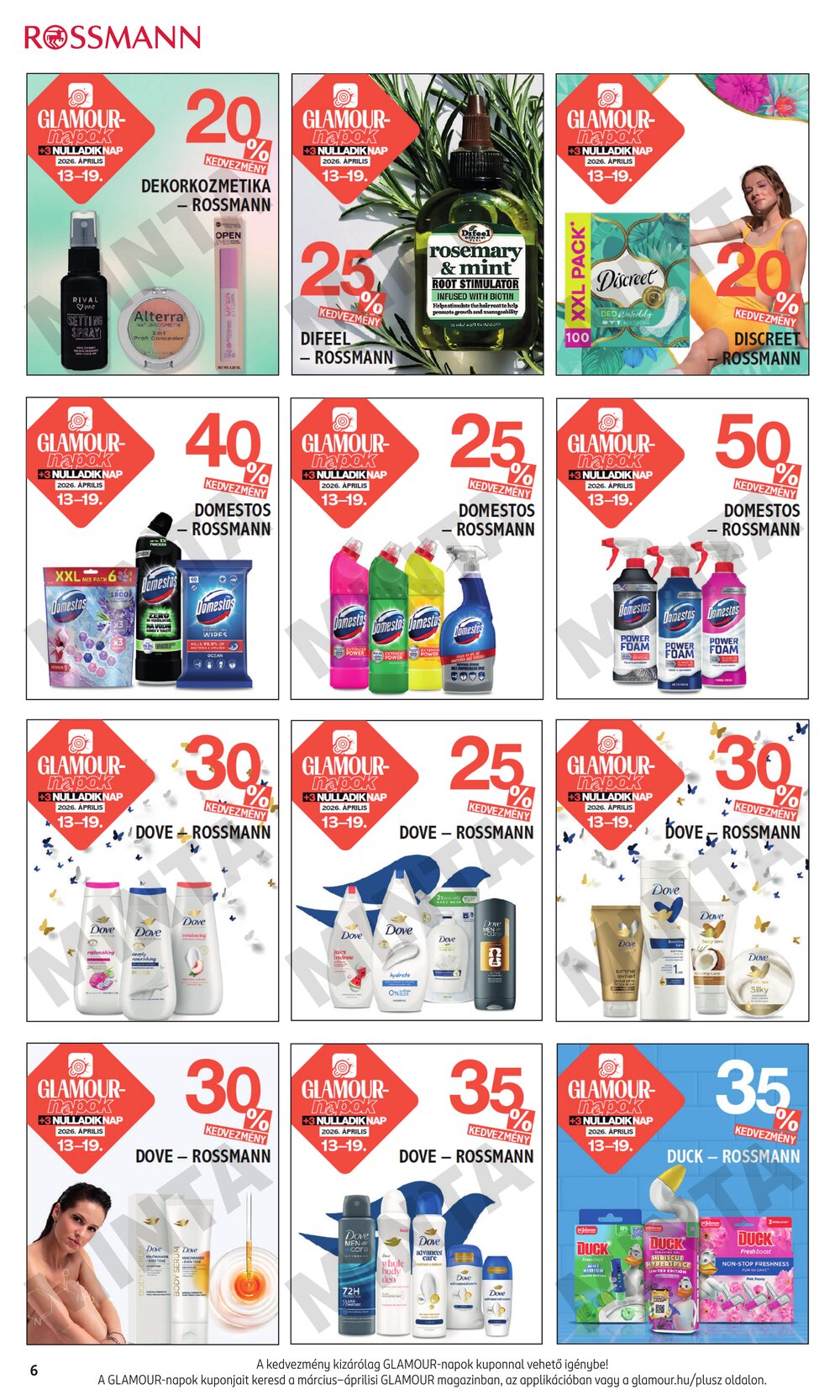 Rossmann akciós újság 2026.04.13-tól - 6. oldal.