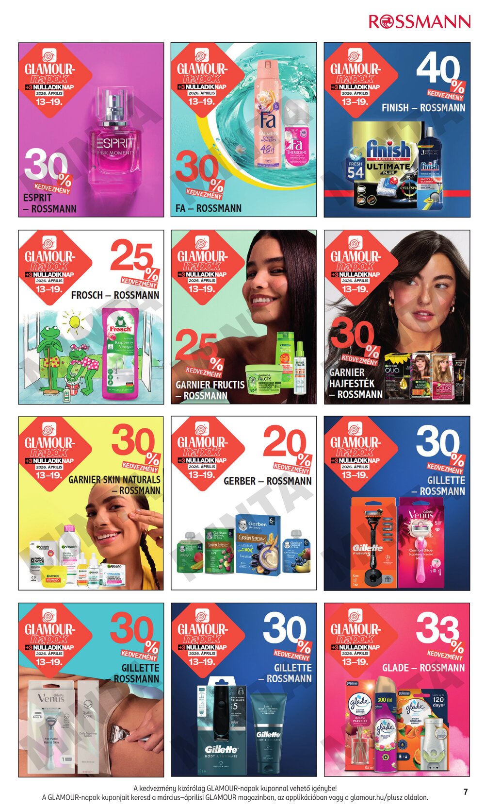 Rossmann akciós újság 2026.04.13-tól - 7. oldal.