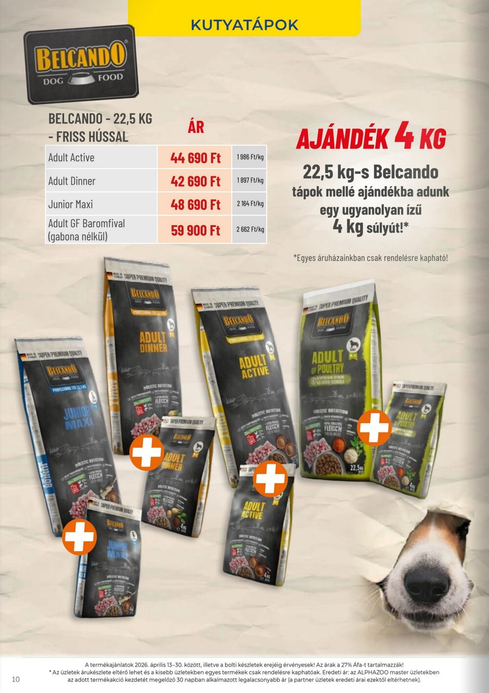 AlphaZoo akciós újság 2026.04.13-tól - 10. oldal.
