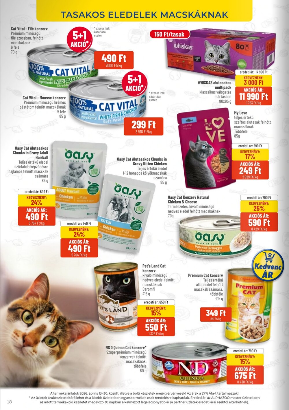 AlphaZoo akciós újság 2026.04.13-tól - 18. oldal.