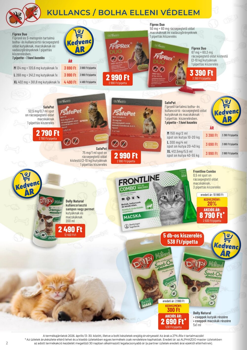 AlphaZoo akciós újság 2026.04.13-tól - 2. oldal.