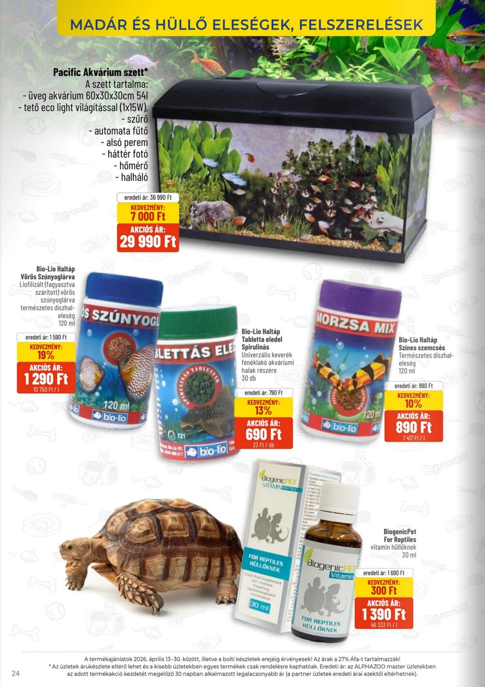 AlphaZoo akciós újság 2026.04.13-tól - 24. oldal.