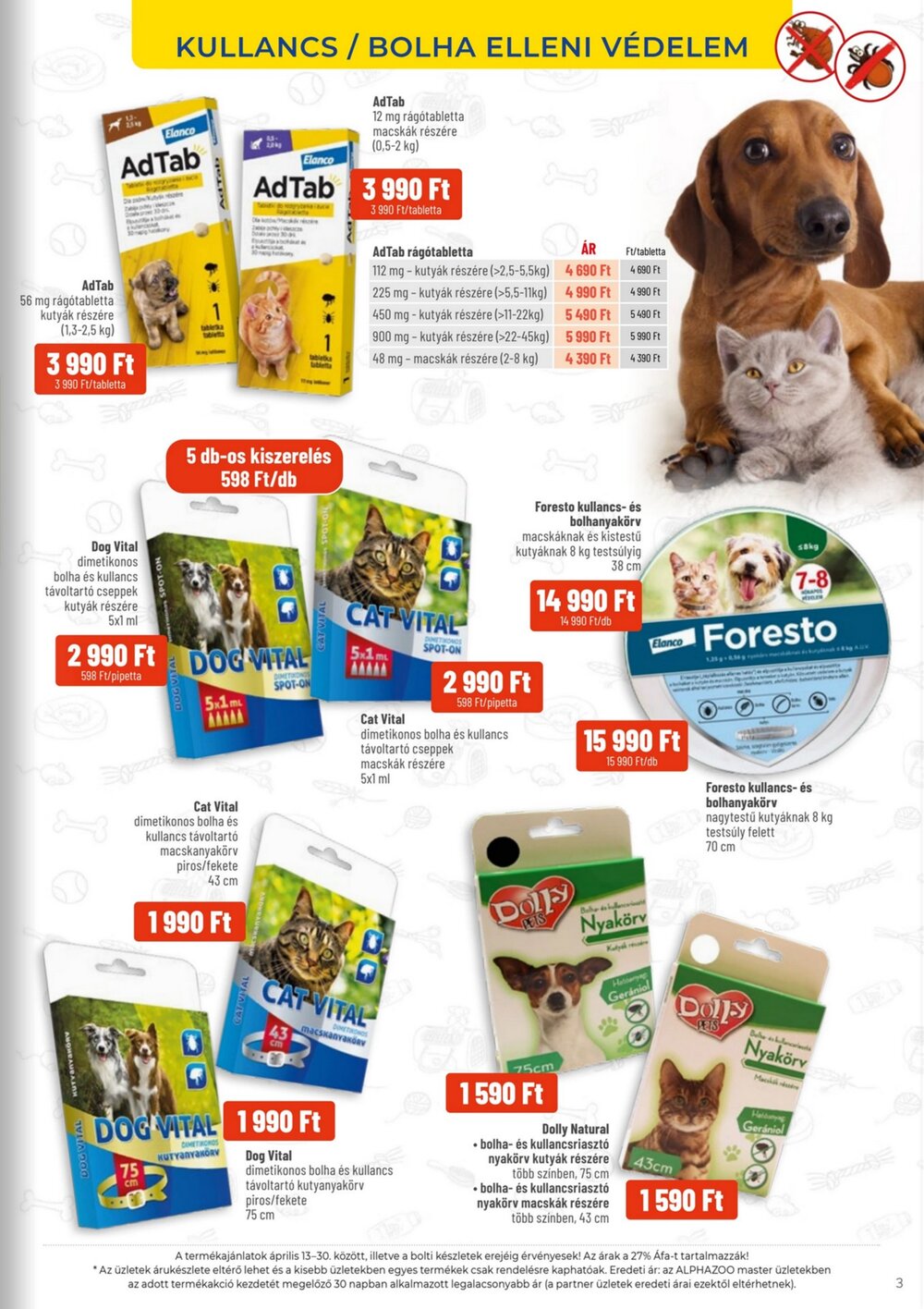 AlphaZoo akciós újság 2026.04.13-tól - 3. oldal.