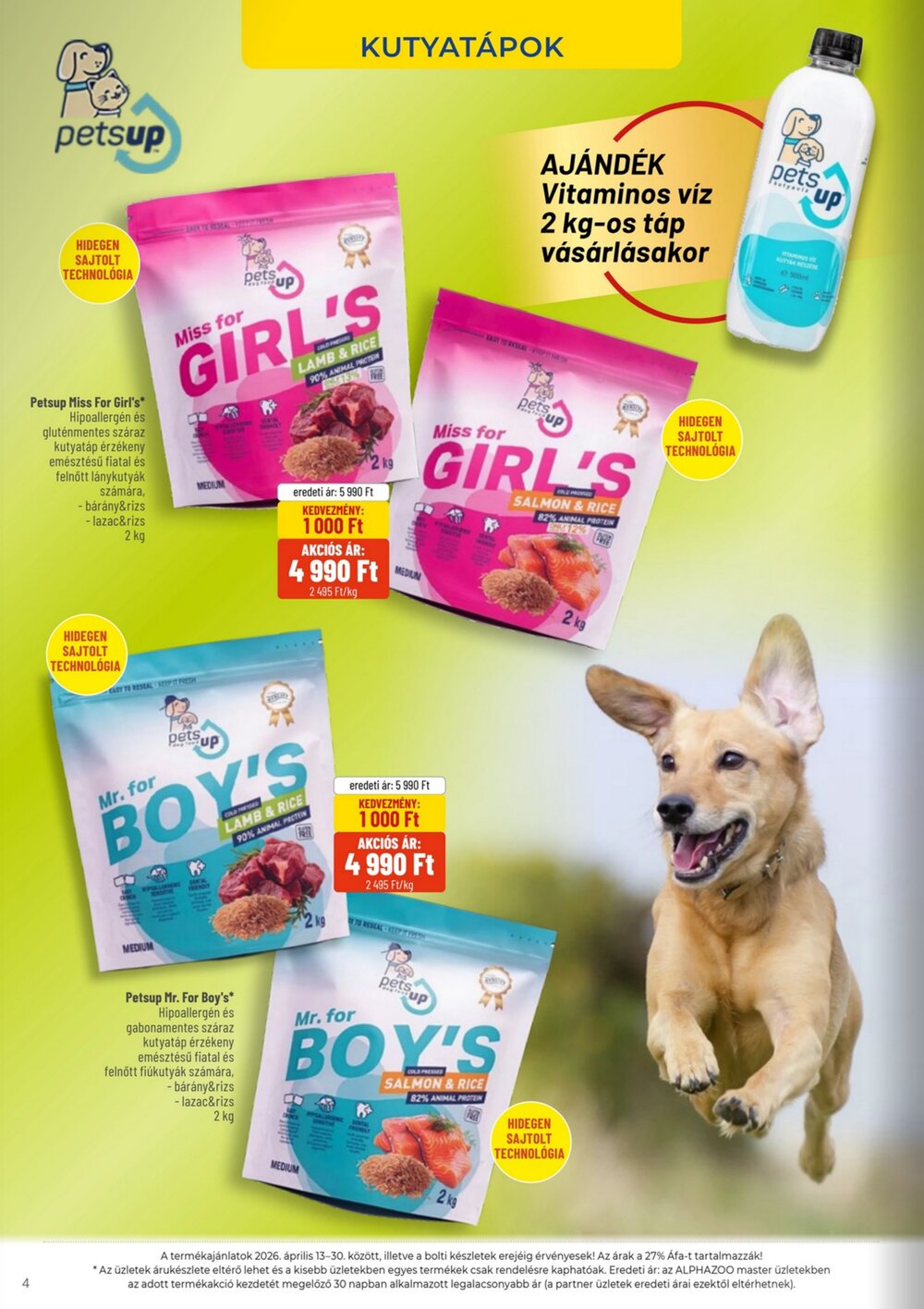 AlphaZoo akciós újság 2026.04.13-tól - 4. oldal.