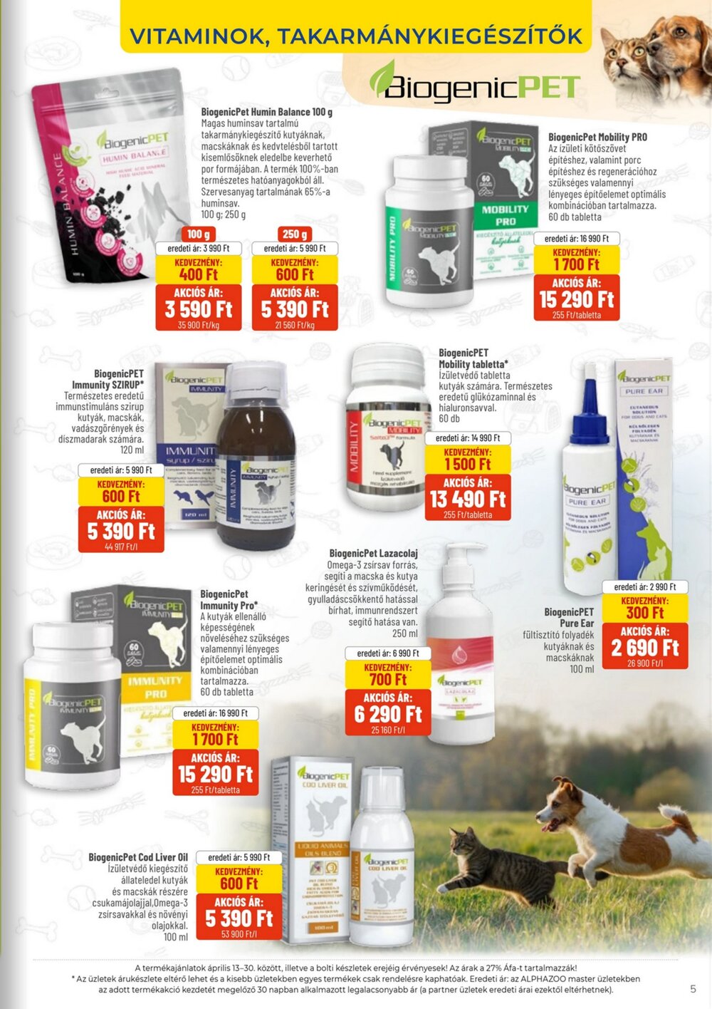 AlphaZoo akciós újság 2026.04.13-tól - 5. oldal.