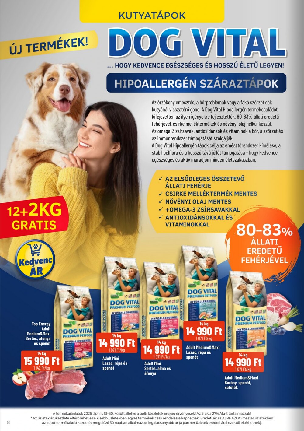 AlphaZoo akciós újság 2026.04.13-tól - 8. oldal.