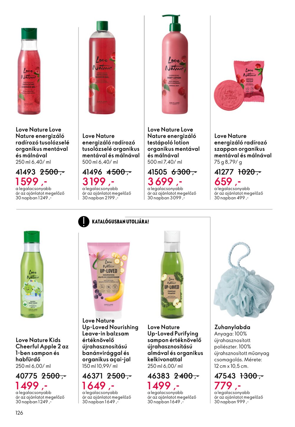 Oriflame akciós újság 2026.04.15-től - 126. oldal.