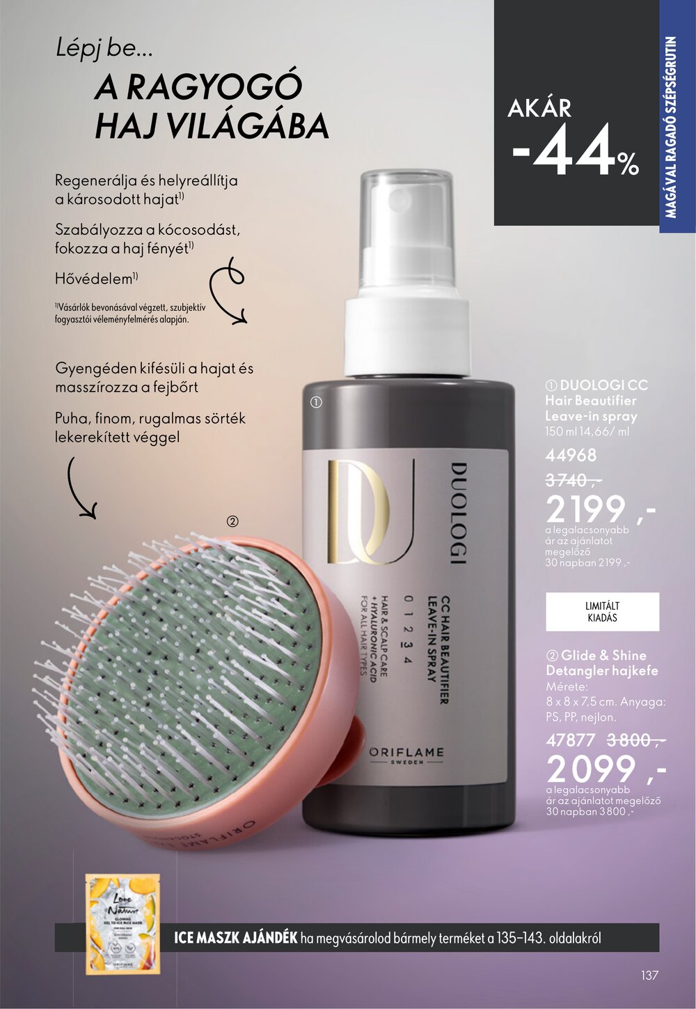 Oriflame akciós újság 2026.04.15-től - 137. oldal.
