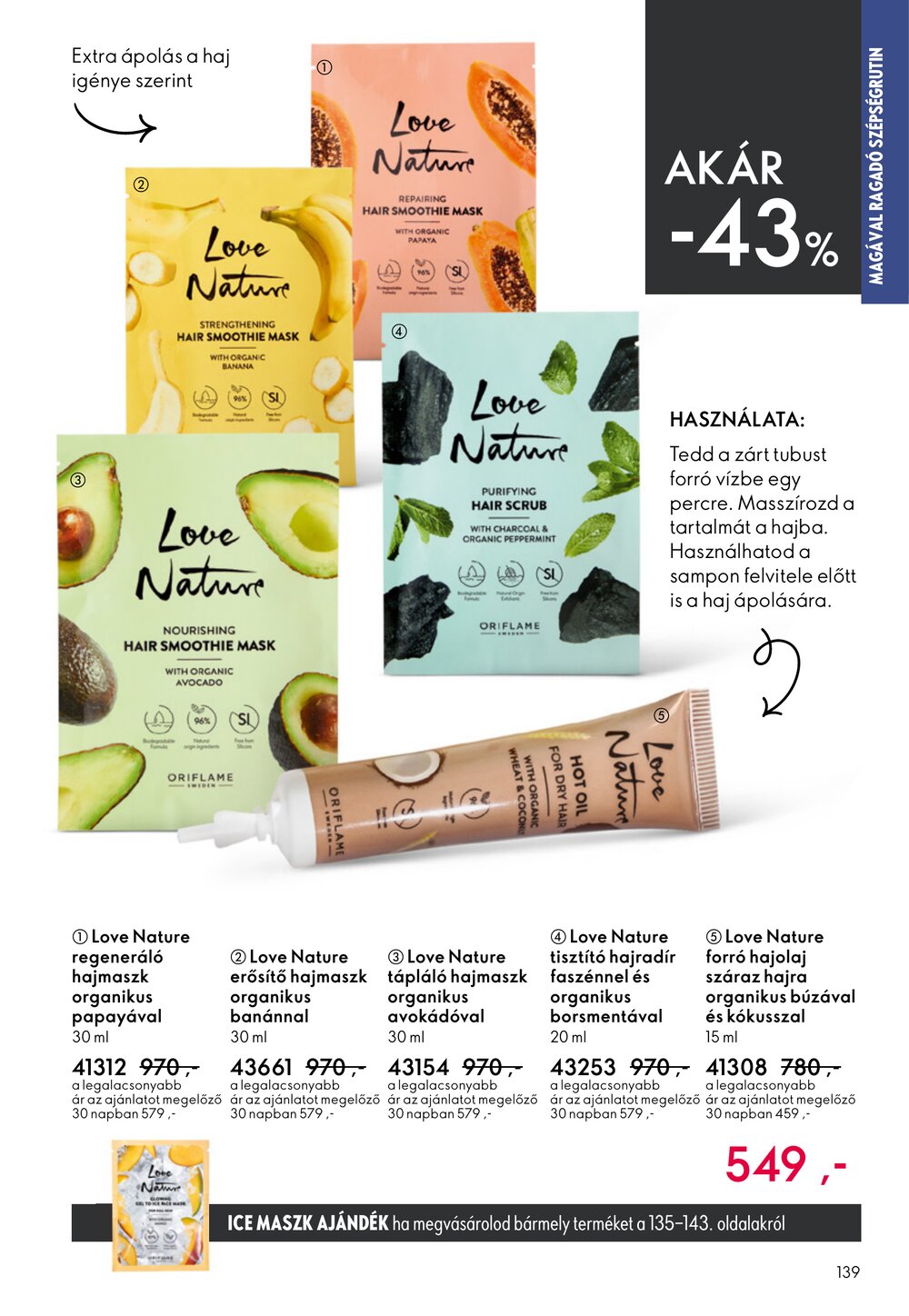 Oriflame akciós újság 2026.04.15-től - 139. oldal.