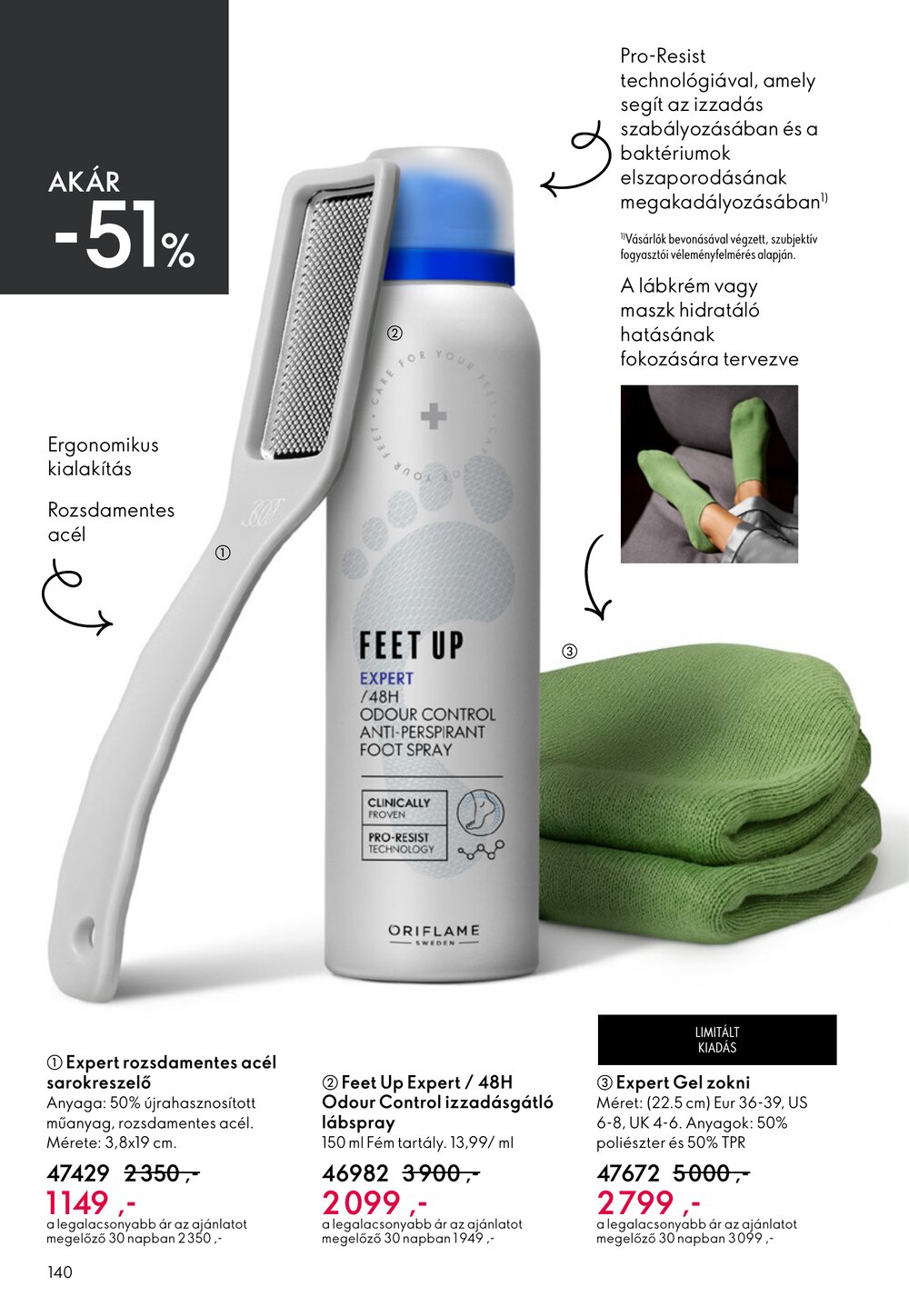 Oriflame akciós újság 2026.04.15-től - 140. oldal.