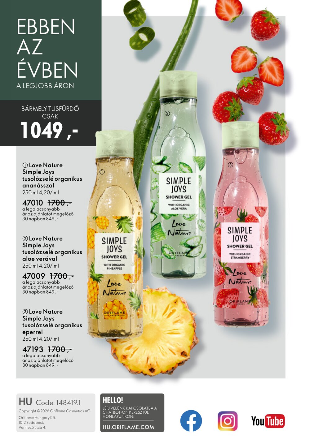 Oriflame akciós újság 2026.04.15-től - 148. oldal.