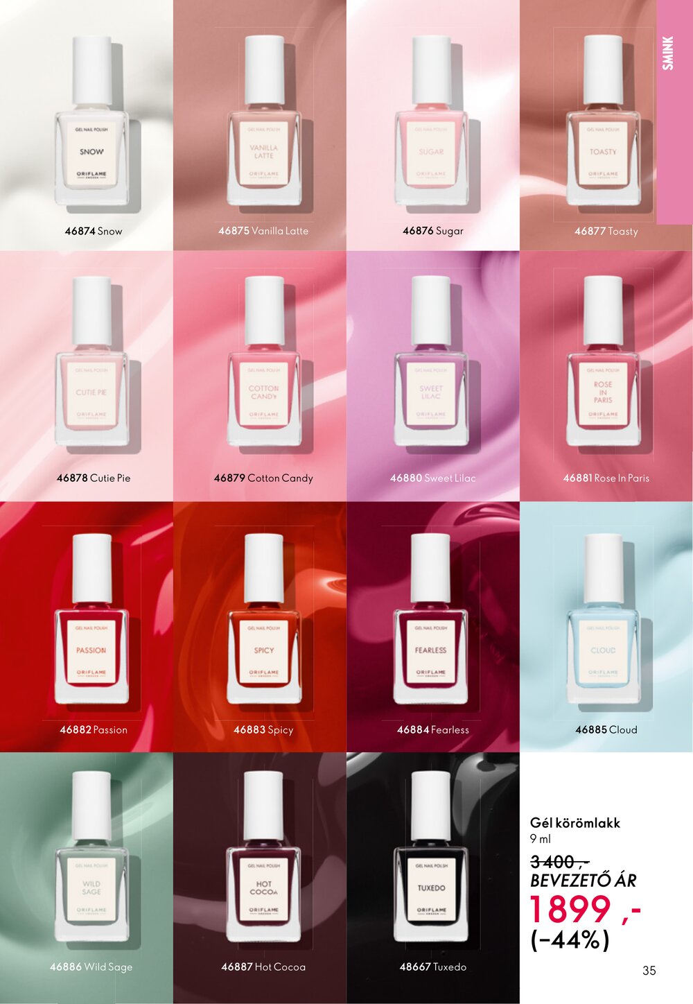 Oriflame akciós újság 2026.04.15-től - 35. oldal.